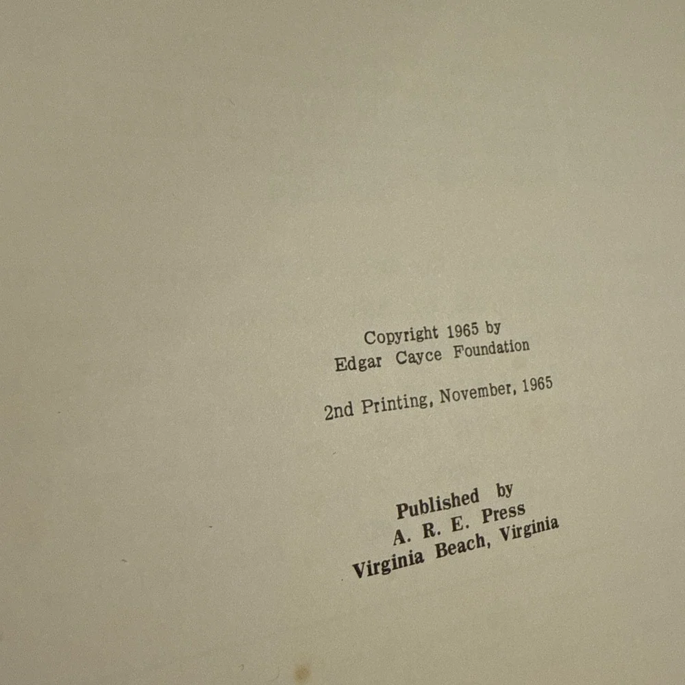 The River of Time Eula Allen 1965 Edgar Cayce A.R.E. Press Spiritual VTG Book